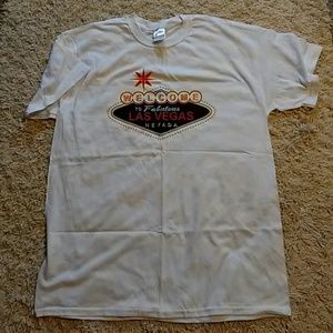 4/$20 White Las Vegas novelty t-shirt